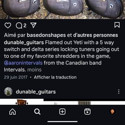 Dunable Yeti USA Custom 2017 - Flamed maple image 9