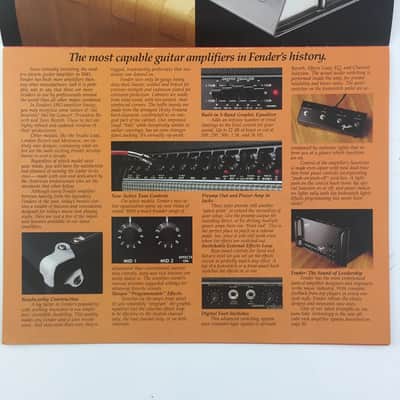 1980s Rivera Era Fender Guitar Amp Amplifiers Collectors Product Catalogue Very Rare Complete Bild 7
