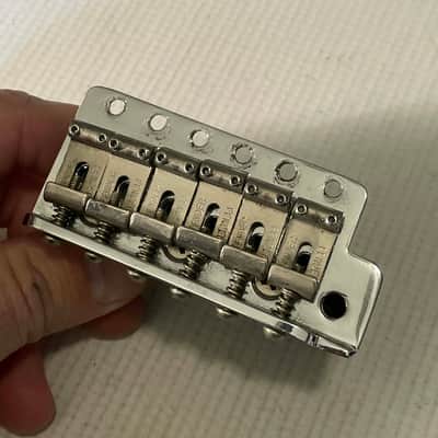 1990's Fender USA Eric Clapton Signature Stratocaster 6 Post Chrome Tremolo Bridge & Arm image 7