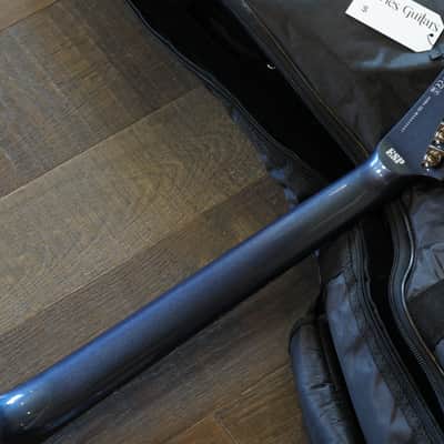 2018 ESP LTD STATIC-600V Wayne Static X Electric Guitar Flying V Gun Metal Blue + Gig Bag image 12