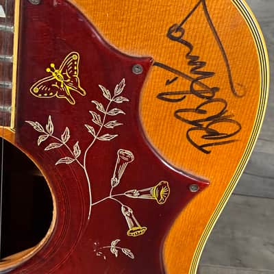 Gibson Hummingbird 1968 - Natural - Signed by David Allan Coe, BB King,  Ray Price, Roy Clark, and Jim Stafford!! image 4