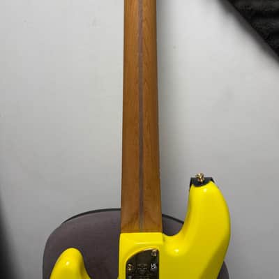 Fender MonoNeon Signature Jazz Bass V 2022 - Present - Neon Yellow image 5