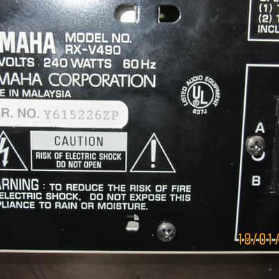 Yamaha RX-V490 Natural Sound Receiver 70W per Channel / Magnetic Phono Input & 5.1 image 11