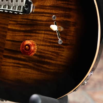 PRS SE Custom 24 Electric Guitar - Black Gold with Gig Bag - Used image 12
