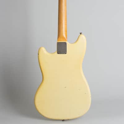 Fender  Duo-Sonic II Solid Body Electric Guitar (1965), ser. #L78307, original tan hard shell case. image 2