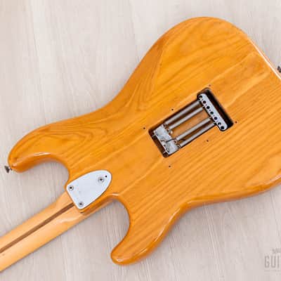 1974 Fender Stratocaster Vintage Electric Guitar Natural w/ Case image 15