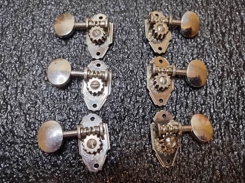 Vintage 1930's-40's Grover Guitar Tuners - Full Set image 1