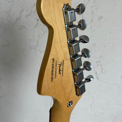 Squier Vintage Modified Jazzmaster with Laurel Fretboard 2018 - 2019 - Olympic White electric guitar tortoise image 7