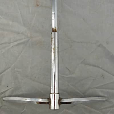 Fibes Uniball Tom Mount Holders WIth Double Tom Bass Drum Mount 1970s - Chrome image 7