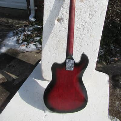 Kent  Basin St Bass Guitar, 1960's, Japan,  34" Scale, Very Cool image 10