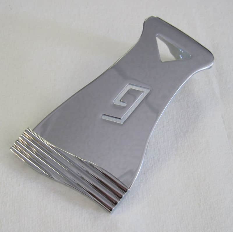 Gretsch Electromatic series G Tailpiece 4.5″ Chrome 0062745000 image 1