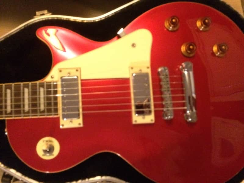 Epiphone Les Paul Deluxe Limited Edition Rare, Mini Humbuckers, Red Sparkle, with Hard Case image 1
