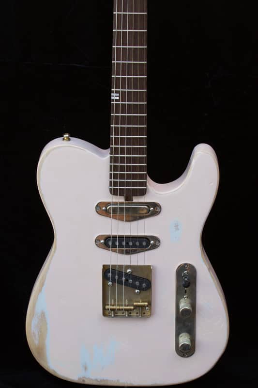 Soderlund Guitars Heavy Relic Shell Pink Nashville T-Style image 1