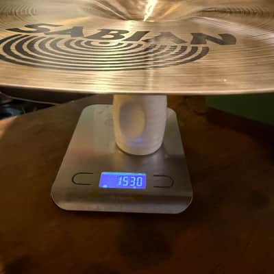 Vintage 1990s Sabian 18" HH Light Ride - Time Capsule Mint w/ Original Bag & Tag (1530g) 90's - Natural image 3