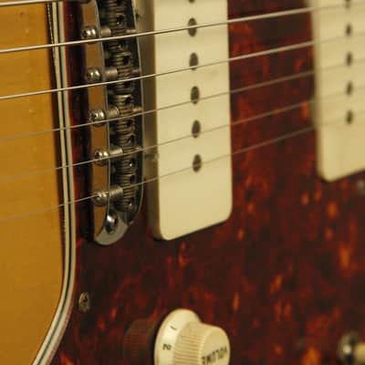 all original 1965 Fender Jazzmaster Sunburst clay dots, January of '65 image 11