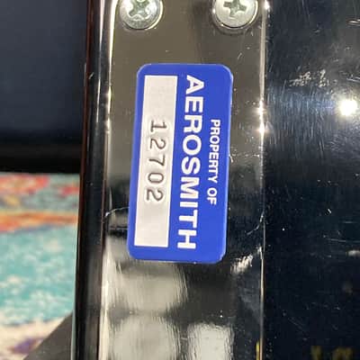 Gadden Brad Whitford's Aerosmith Travel Guitar, Tim Collins!  (#54)  1980s Black image 16