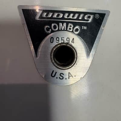 Ludwig Combo 22"x14" Bass Drum - White Cortex Wrap  (1978-1980) image 5