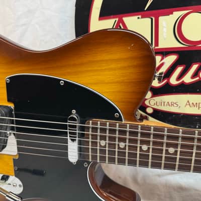 Fender 2016 Limited Edition American Standard Telecaster Figured Neck Guitar with Case 2015 - Cognac Burst / Rosewood fingerboard image 8