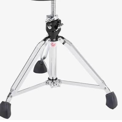 Gibraltar 9608M 9600 Series Pro Moto-Style Drum Throne - Black/Chrome image 3