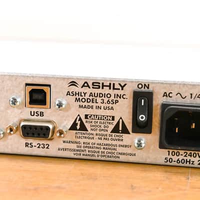 Ashly Protea 3.6SP 3-Input, 6-Output Digital Speaker Processor CG01XVB image 10