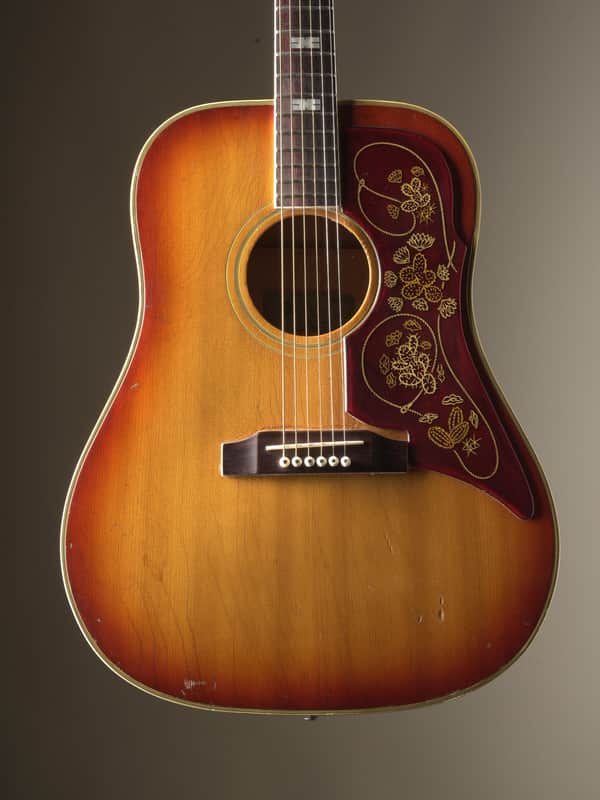 Epiphone (1965) FT-110 Frontier Acoustic Guitar - Sunburst, incl. HSC image 1
