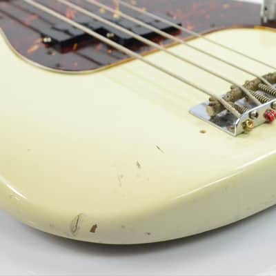 Fender 1962 Precision Bass Relic Olympic White Justin Meldal-Johnsen #32892 image 19