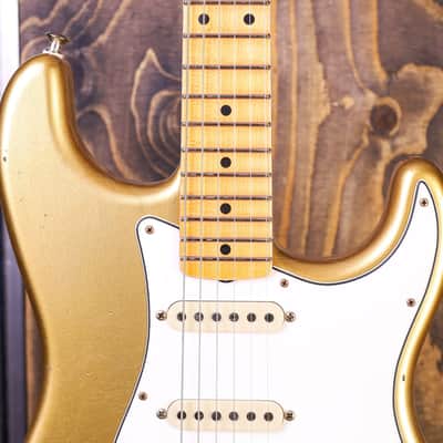 Fender Custom Shop Postmodern Stratocaster Journeyman Relic, Aged Aztec Gold image 3