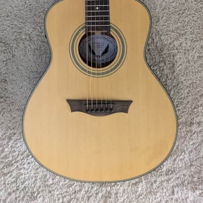 Dean St. Augustine Mini Jumbo Acoustic-Electric Guitar, Natural Model # SAMJE SN image 1
