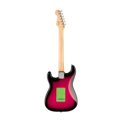 Fender Steve Lacy People Pleaser Stratocaster Electric Guitar, Maple FB, Chaos Burst image 2