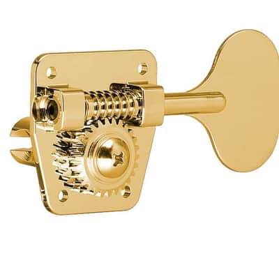 Gotoh GB2 Bass Machine Heads Set of 4 Inline - Gold---gold image 1