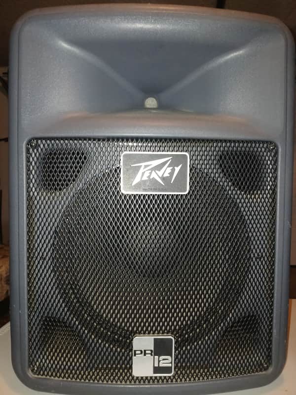Set of 2 Peavey PR12 Passive Speaker 2010s - Black image 1