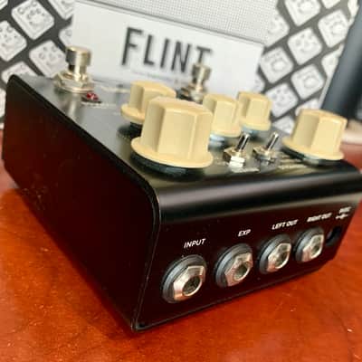 Strymon Flint Reverb and Tremolo V1 2012 - 2022 - Black with White Knobs image 4