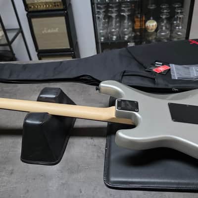Fender Boxer Series Stratocaster MIJ BRAND NEW 2020 Porsche Inca Silver HH Japanese MJ Made in Japan Super Strat Coil Tap Gotoh Vintage 80s Reissue Black Headstock Guitar image 8
