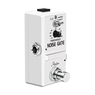 Rowin LN-319 Nano Size Noise Gate Electric Guitar Effect Pedal White image 2