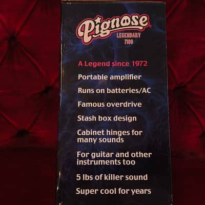 Pignose 7-100 Legendary Combo Amp - Rare Snakeskin Edition - BRAND NEW in Box w/ Manual image 4