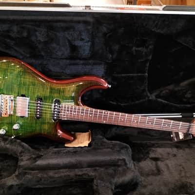 MUSIC MAN Luke 3 HSS Lusciou Green Flame Fi Ro Ma image 9