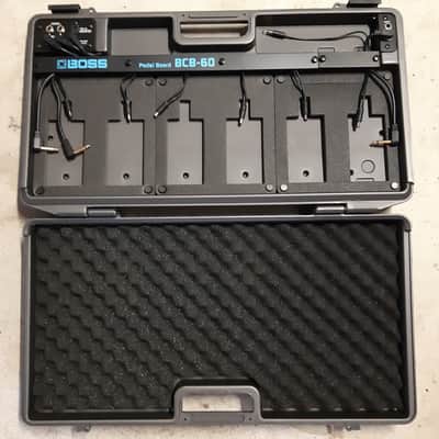 Boss BCB-60 Pedalboard / Carrying Case NOV 2004 w BOSS CABLING and 240v POWER SUPPLY image 2