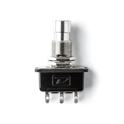 Dunlop ECB035 On / Off DPDT Large Switch 2010s - Black / Silver image 2