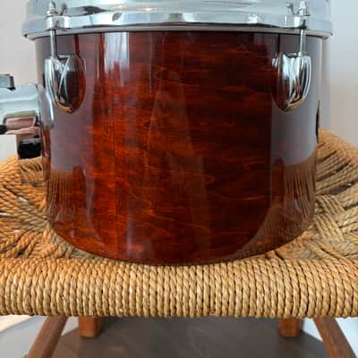 Gretsch Stop Sign 12" Concert tom 70’s/80’s - Mahogany image 4