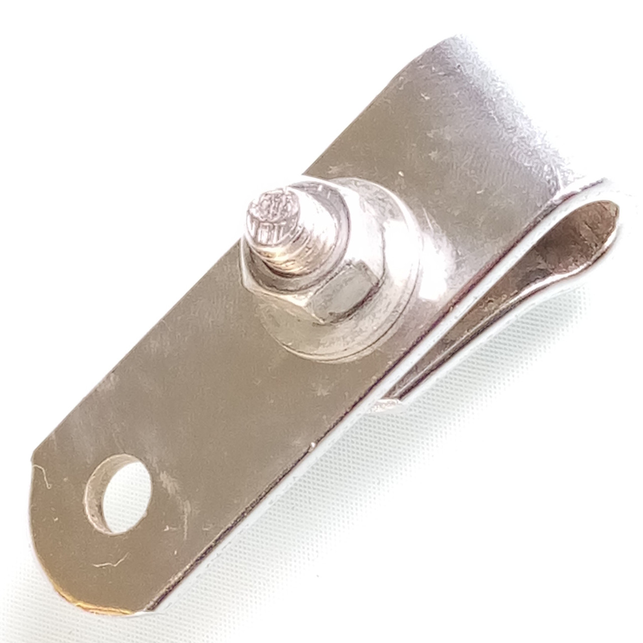 Ludwig Early 60s Double Tom Drum Mount L-Arm Receiver Holder Part Chrome Bracket — main photograph