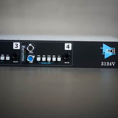 API 3124V 4-Channel Microphone Preamp image 4