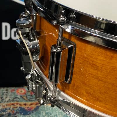 Rogers 14x5" Dyna-Sonic Snare Drum with Beavertail Lugs 2020s - Fruitwood Stain image 5