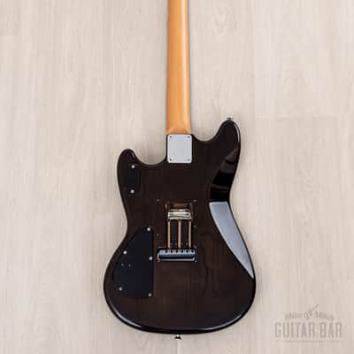 1991 Levinson Blade MG-2 Offset Electric Guitar Trans Black w/ Active EQ/Boost, Japan image 3