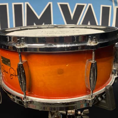 Steve Smith's Journey, David Frangioni Collection, Slingerland "Jamo Special"- 5.5x14" Radio King. SIGNED! #073. (DF2 Sling #1) image 4