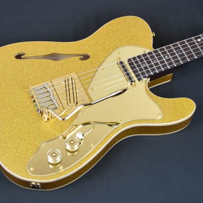 Custom Pre-order! Thinline Telecaster w/ Vega-Trem Tremolo HH Gold DiMarzio Tone Zone Kluson Icon image 2
