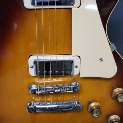 Video Demo Vintage 1973 Gibson Les Paul Deluxe Sunburst Mini Humbuckers Pro Setup New Strings Original Hardshell Case image 5