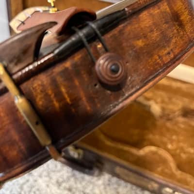 *Video demo* Flamed Fiddle Vintage c. 1880-1910 -Full size 4/4 image 13
