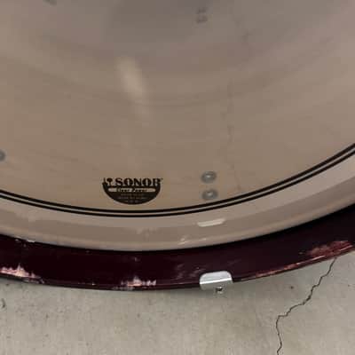 Gretsch 22” x 18” Catalina Maple - Red Lacquer Bass Drum image 10