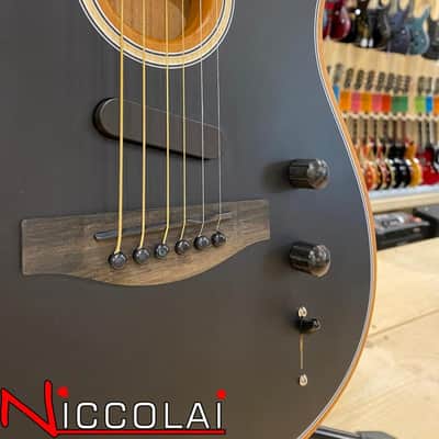 Fender American Acoustasonic Telecaster Ebony Fingerboard, Black image 2
