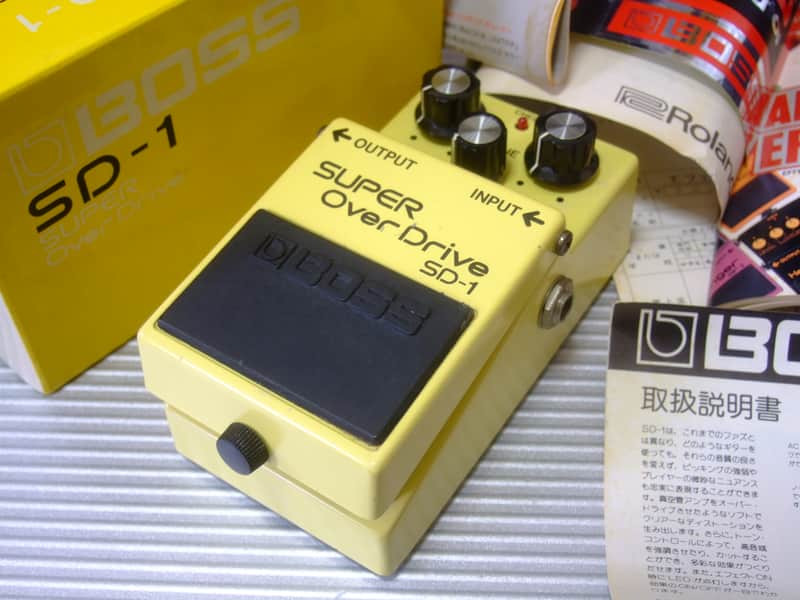 BOSS SUPER OverDrive SD-1 1985年製 1985 Boss SD-1 Super OverDrive w/ Original Box & Manual / MIJ Made
